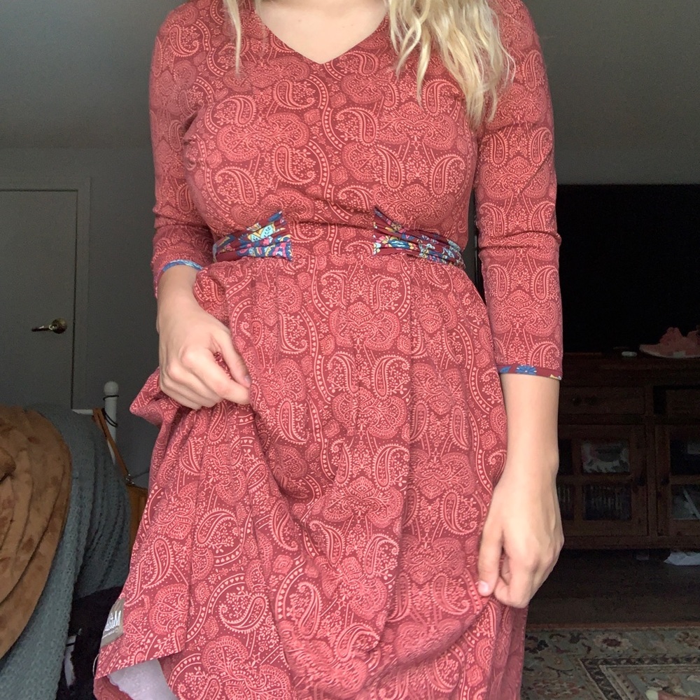 Matilda Jane Maroon Dress!